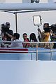pregnant kim kardashian family boat ride in greece 43