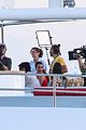 pregnant kim kardashian family boat ride in greece 44