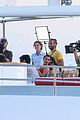 pregnant kim kardashian family boat ride in greece 45