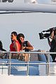 pregnant kim kardashian family boat ride in greece 47