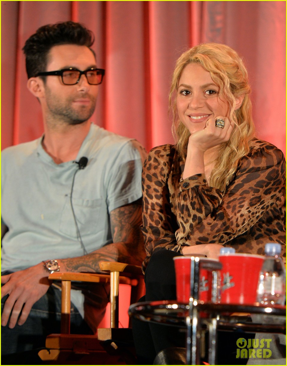 Adam Levine & Shakira 'The Voice' NBC Summer Press Day! Photo 2856350(02)