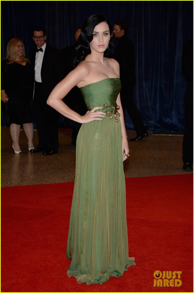 katy perry white house correspondents dinner 2013 red carpet 04