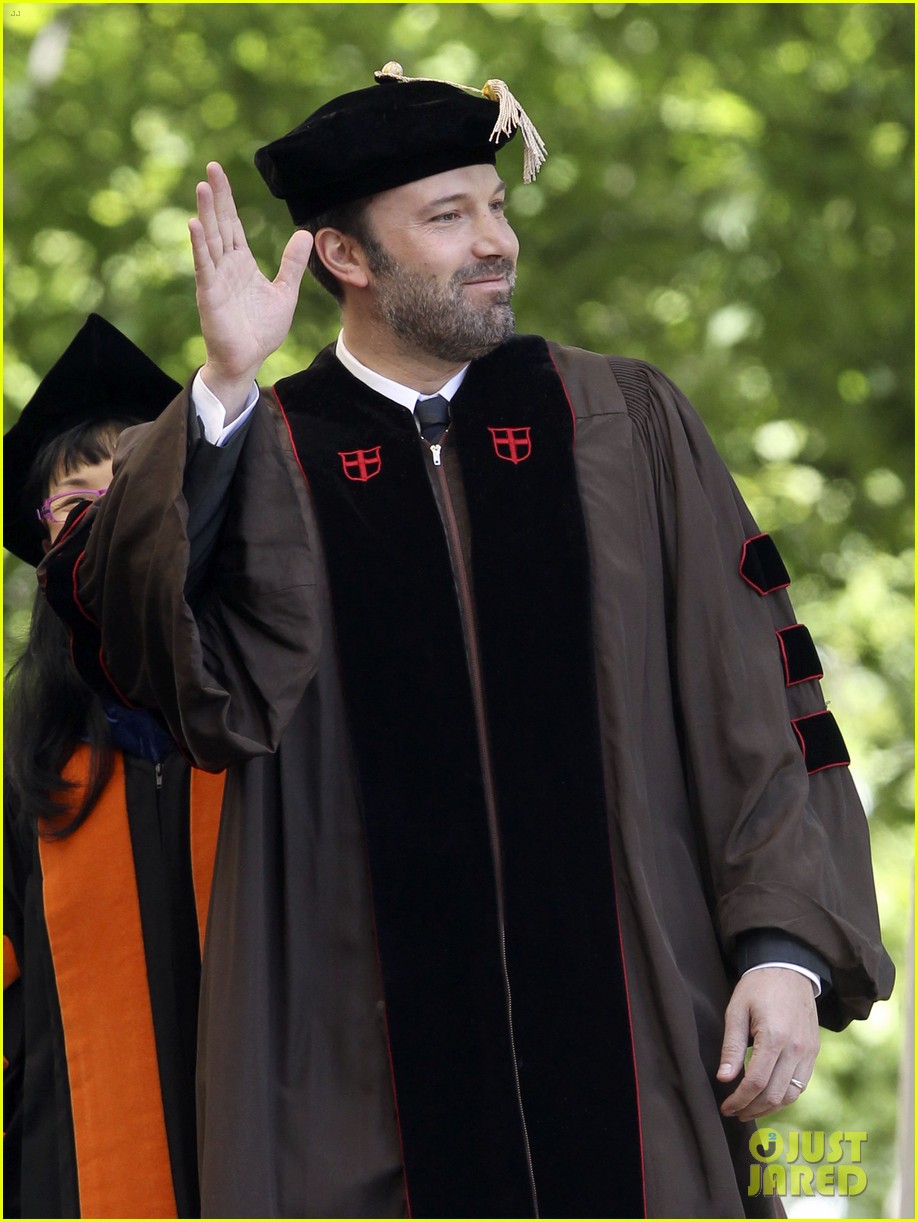 Ben Affleck Receives Honorary Doctorate from Brown University Photo