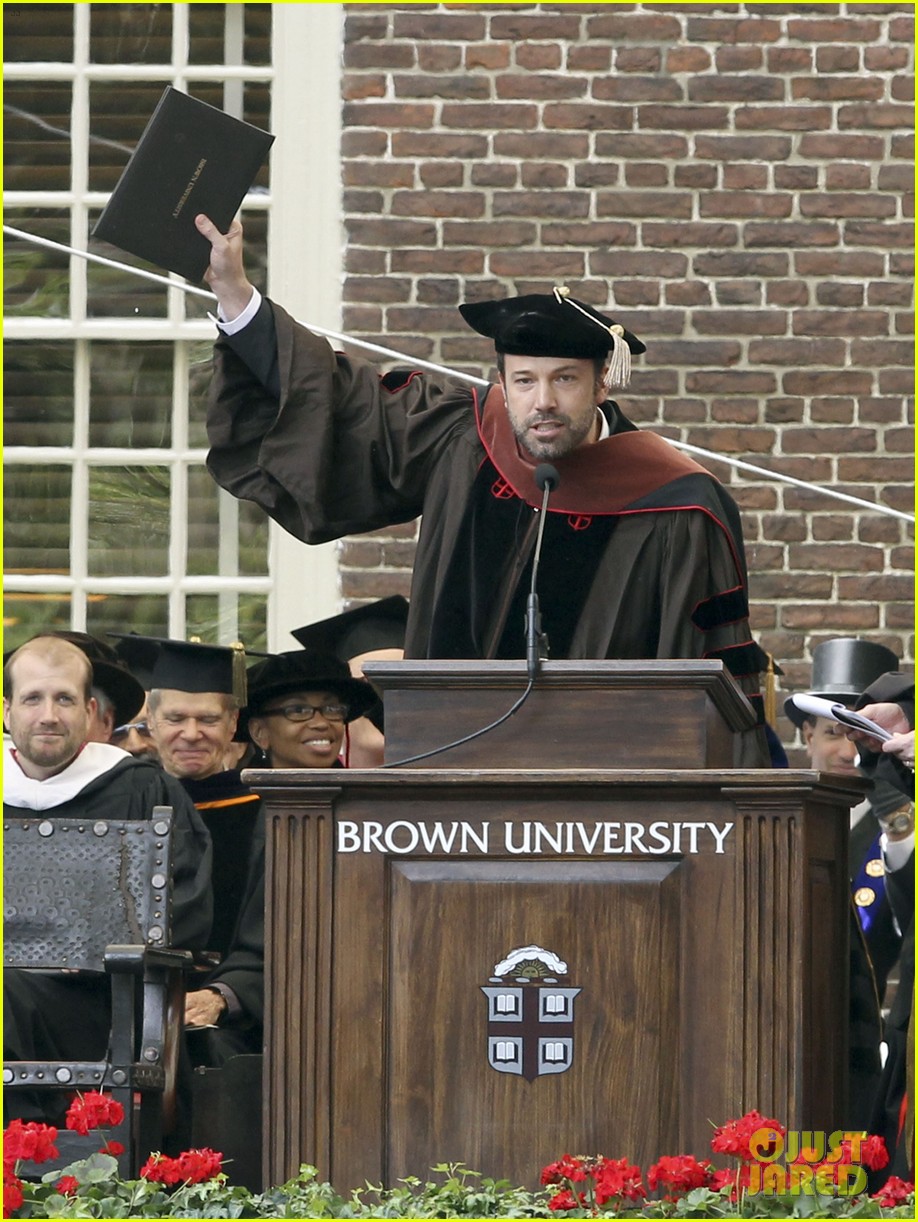 ben affleck receives honorary doctorate from brown university 142878601