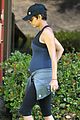 halle berry pregnant baby bump in workout clothes 04