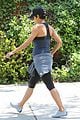 halle berry pregnant baby bump in workout clothes 05