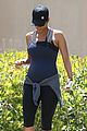 halle berry pregnant baby bump in workout clothes 08