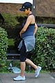 halle berry pregnant baby bump in workout clothes 15