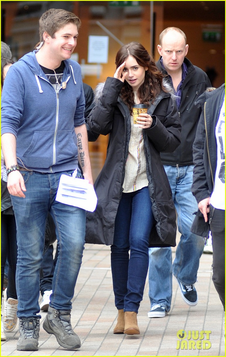 lily collins makeup free on love rosie set 03