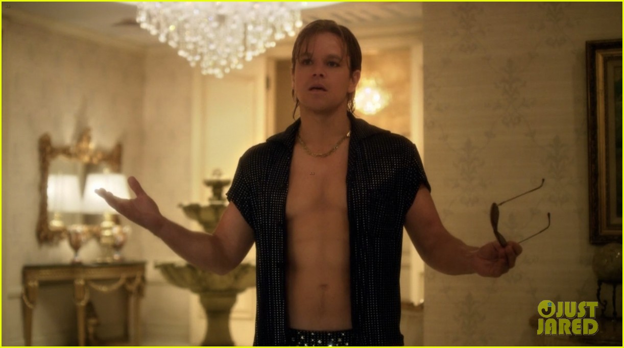 Matt Damon Goes Shirtless & Nude in 'Behind the Candelabra': Photo