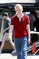 elle fanning hangs out on low down set 02