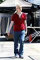 elle fanning hangs out on low down set 08