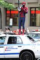 andrew garfield films amazing spider man 2 with mini me 06