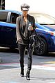 halle berry rocks leather pants while shopping 05