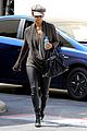 halle berry rocks leather pants while shopping 07