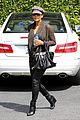 halle berry rocks leather pants while shopping 08