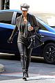 halle berry rocks leather pants while shopping 11