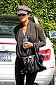 halle berry rocks leather pants while shopping 12