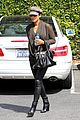 halle berry rocks leather pants while shopping 14