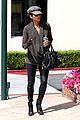 halle berry rocks leather pants while shopping 15