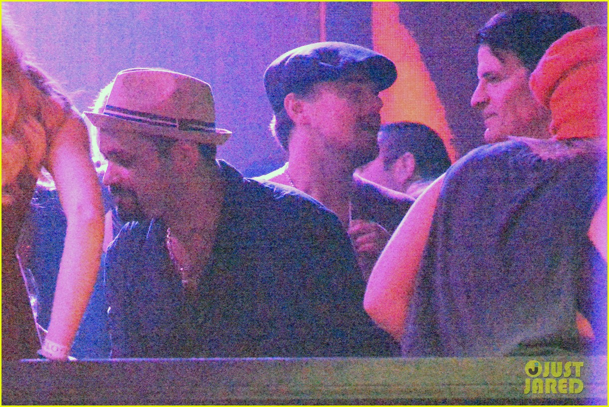 leonardo dicaprio hides face after clubbing at cannes 072874496