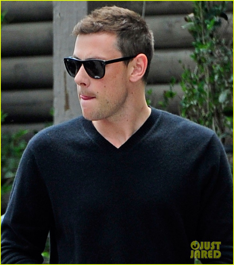 cory monteith steps out after glee creative twist revealed 042872212