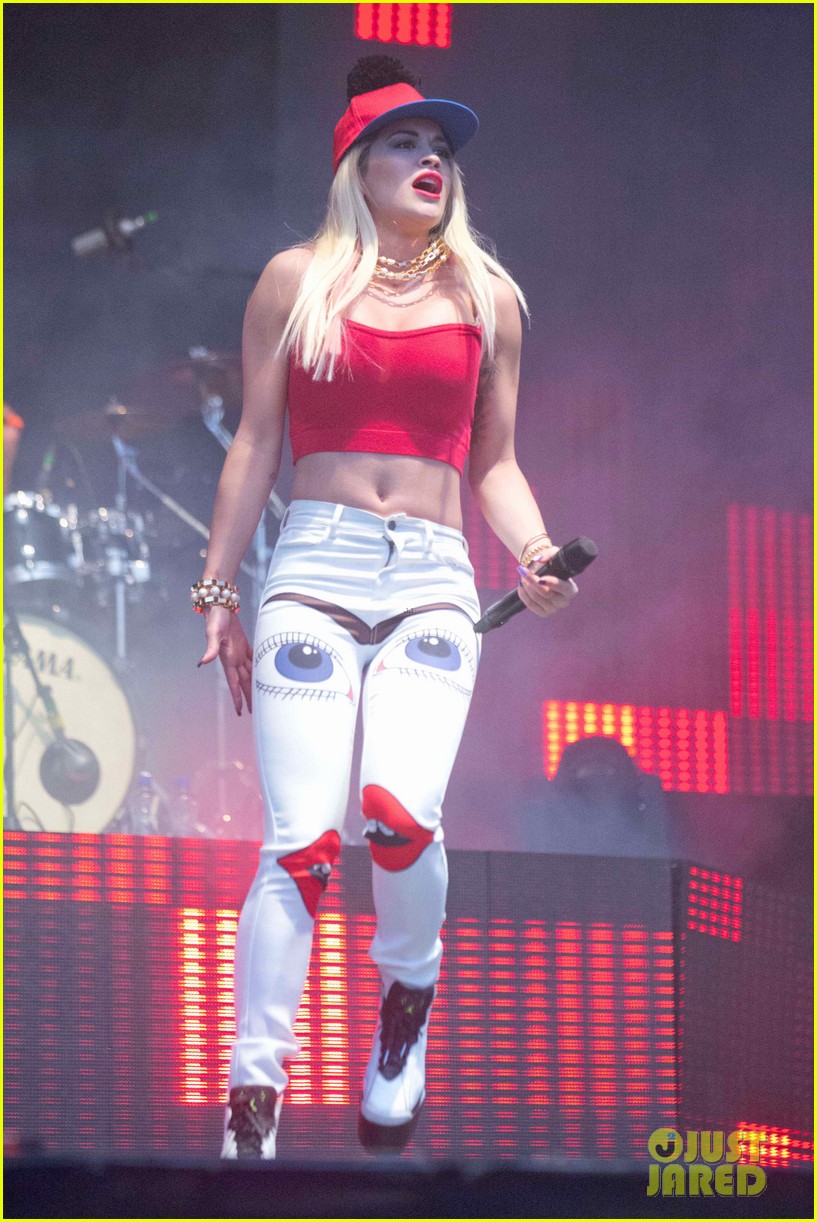 rita ora performs at as one in the park music festival 32