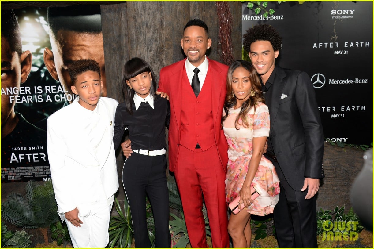 jada will smith after earth premiere with willow jada trey 23