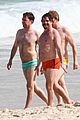 zach galifianakis ed helms shirtless beach day with bradley cooper 27