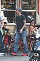 newly retired david beckham has lunch dinner in nyc 03