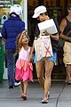 pregnant halle berry sheer top at bristol farms with nahla 02