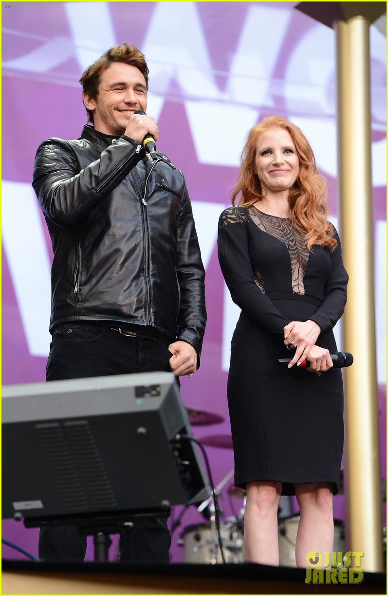 jessica chastain james franco chime for change concert 032882053