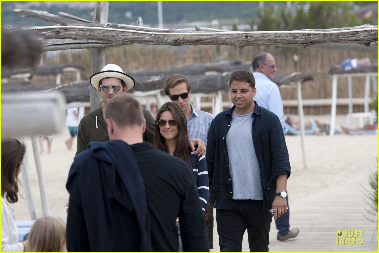 Ashton Kutcher & Mila Kunis Saint Tropez with Princess Beatrice