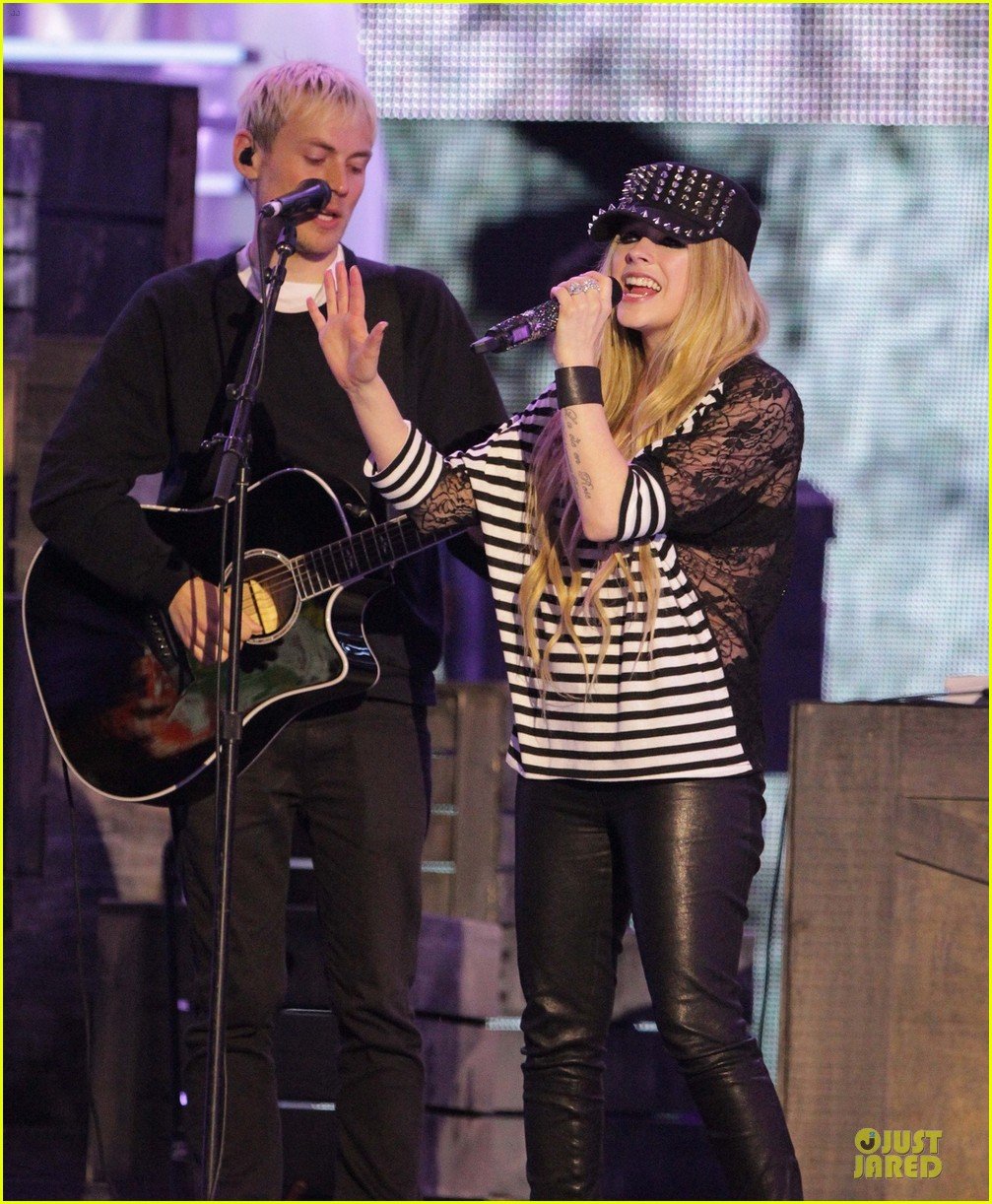 avril lavigne much music video awards rehearsal 02
