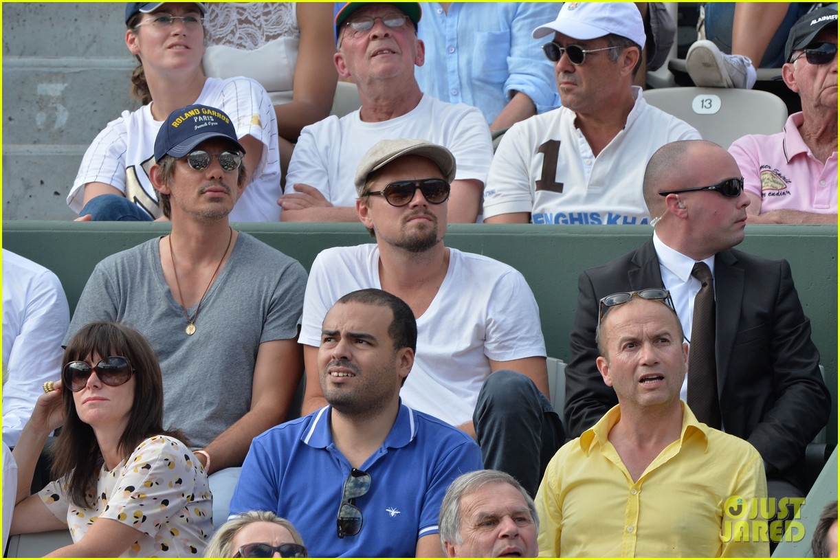 leonardo dicaprio returns to french open with lukas haas 14