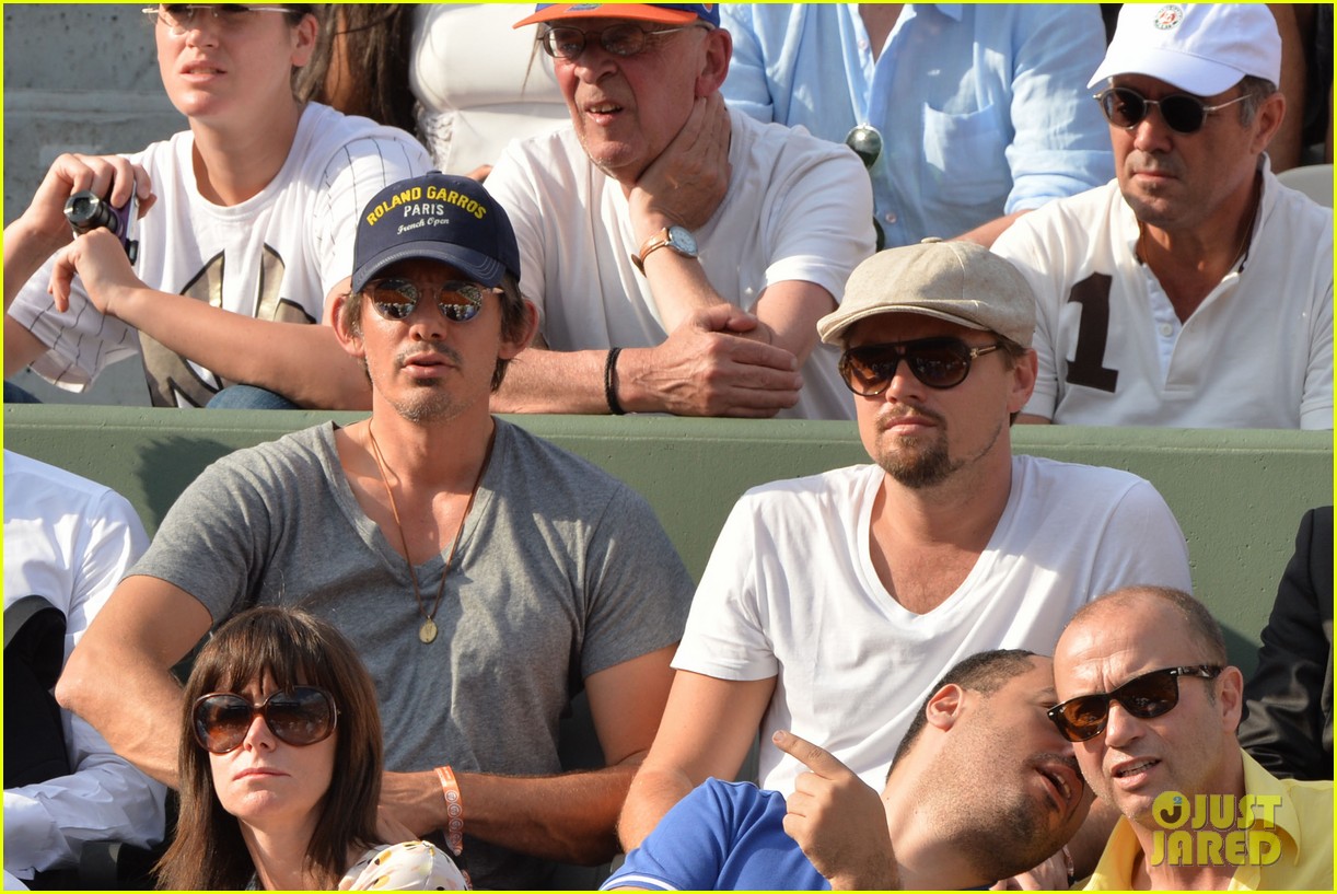 leonardo dicaprio returns to french open with lukas haas 19
