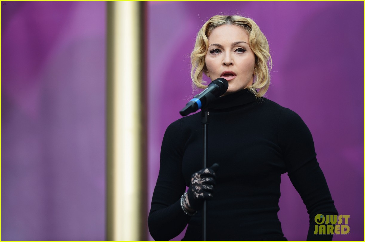 madonna speech at chime for change concert watch now 122882164