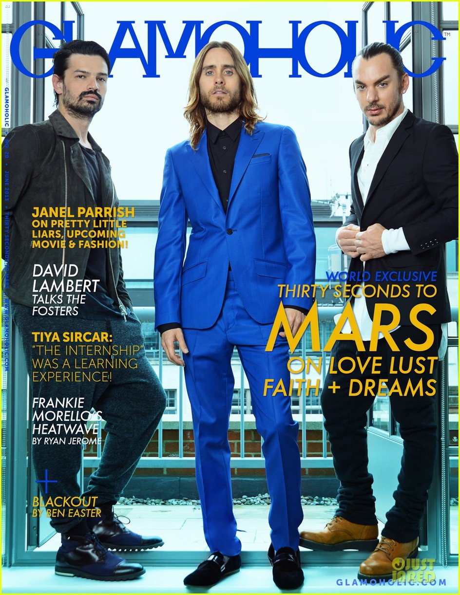 thirty seconds to mars covers glamoholic magazine june 2013 022899187