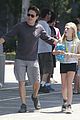 anna paquin stephen moyer lunch with charlie poppy 05