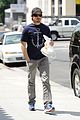 jeremy renner picks up office supplies take out food 05