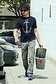 jeremy renner picks up office supplies take out food 06