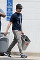 jeremy renner picks up office supplies take out food 14