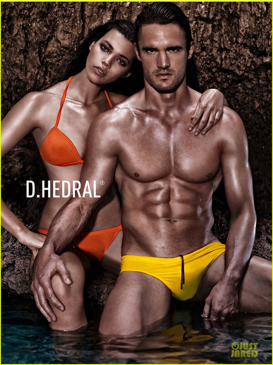 thom evans shirtless d hedral beachwear campaign 052898561