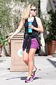 reese witherspoon matching fitness shorts shoes 11