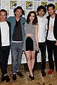 lily collins jamie bower campbell city of bones at comic con 03