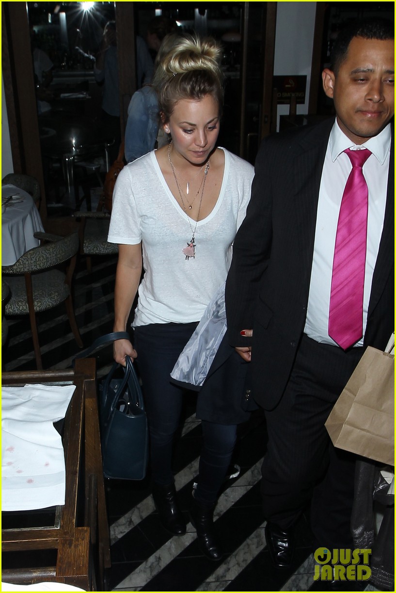 kaley cuoco leaves henry cavill at home for girls night 19