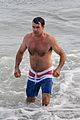 david james elliott shirtless beach day in malibu 06