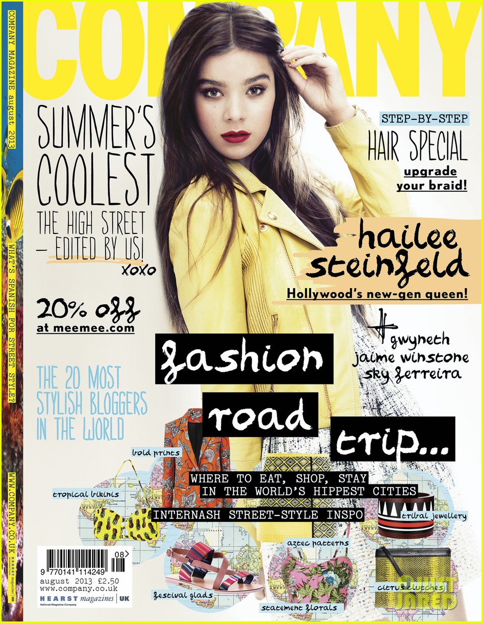 hailee steinfeld covers company august 2013 01