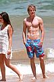 lucy hale more beach fun with shirtless graham rogers 01