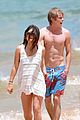 lucy hale more beach fun with shirtless graham rogers 02